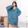 Coral Velvet Loose Sports Robe